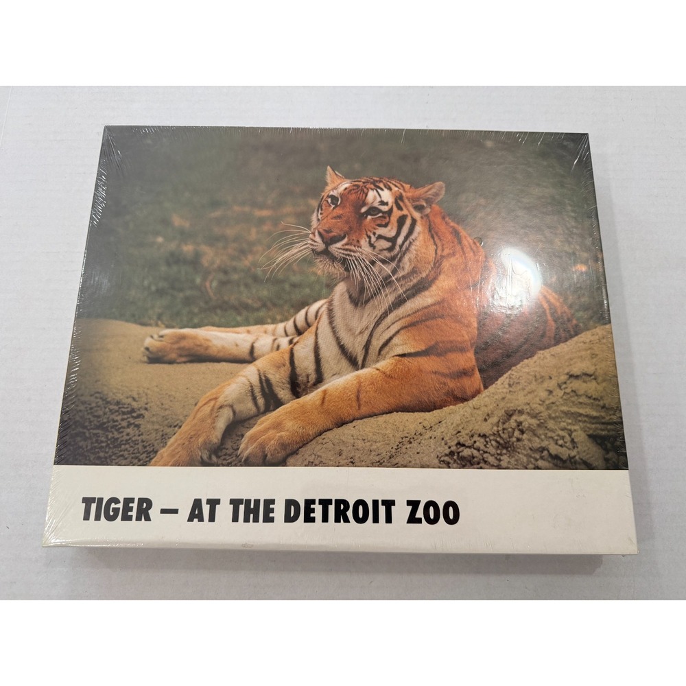 Tiger at The Detroit Zoo Jigsaw Puzzle 500+ Pieces NEW SEALED (13x20 Size)